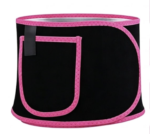 Waist Trimmer Belt for Women & Men, Adjustable Sweat Band Wrap, Tummy Control Waist Trainer for Workout